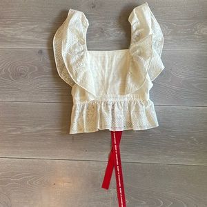 Beautiful eyelet top by KIT